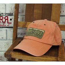 RRL ウォッシュ加工 ワッペン キャップ ORANGE画像