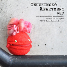 TSUCHINOKO APARTMENT TSUCHINOKO コインケース RED画像