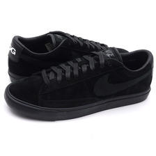 BLACK COMME des GARCONS x NIKE BLAZER LOW PREM CDG SP BLACK/BLACK 633699-009画像