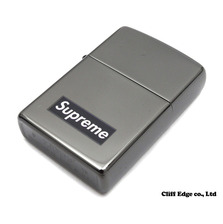 Supreme Zippo Ebony Lighter BLACK画像