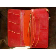 革蛸謹製 台形ロングウォレット3rdタイプ UKブライドル "真蛸"画像