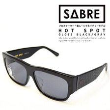 SABRE &times; RYUJIN HOT SPOT SV201-11J / GLOSS BLACK/GREY LENS CV201-11J画像