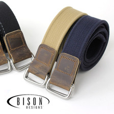 Bison Designs レザーチップ付き ベルト 38mm 82画像