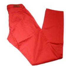 GROWN & SEWN INDEPENDENT SLIM PANTS faded red画像