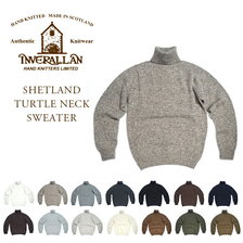 INVERALLAN SHETLAND TURTLENECK SWEATER画像