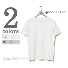 good thing クルーネックポケットTシャツ GT1133001画像