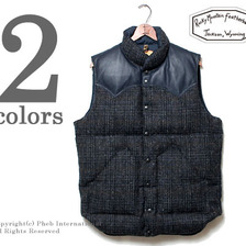 Rocky Mountain Featherbed ハリスツイードダウンベスト 450-482-05画像