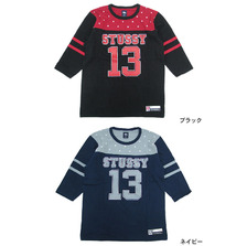 STUSSY All Star Football Jersey 3/4 Crew 114618画像
