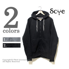 SCYE BASICS ヴィンテージ吊り裏毛後起毛フーデッドパーカー 5113-23545画像