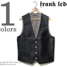 FRANK LEDER ジャーマンレザー ヘビーコットンベスト 0227115画像