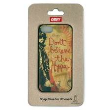 OBEY DON'T BELIEVE THE HYPE CELL PHONE CASE (for iPhone5)画像