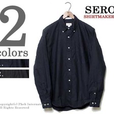 SERO カナダ製スーピマコットンカラーオックスフォードボタンダウンシャツ SERO-001-COX画像