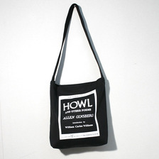 City Lights Bookstore HOWL キャンパスショルダーバック ブラック画像