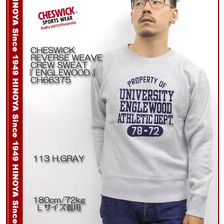 CHESWICK REVERSE WEAVE CREW SWEAT 「ENGLEWOOD」 CH66375画像