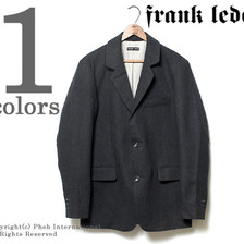 FRANK LEDER ブルーヘリンボーン ウールジャケット 0222023画像