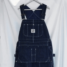 SAMURAI JEANS サムライ自動車倶楽部 SMOVAL13 エプロン付きストライプ オーバーオール13画像