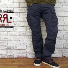RRL カーゴパンツ WASH NAVY画像