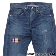 A BATHING APE 2009 TYPE-6 BAPE CHECK DAMAGED DENIM 1080-150-002画像