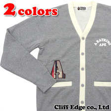 A BATHING APE EMBLEM SWEAT CARDIGAN 1060-113-601画像