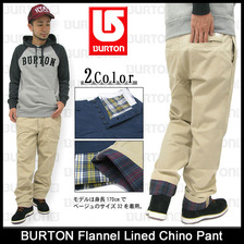 BURTON Flannel Lined Chino Pant 10984100画像