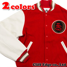 A BATHING APE x STUSSY VARSITY JACKET 1073-141-027画像