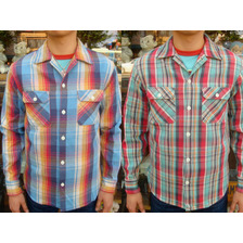 Cushman NEL CHECK OPEN SHIRTS 25375画像