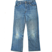 TALKING ABOUT THE ABSTRACTION Denim Print Cashmere Sweat I0276画像