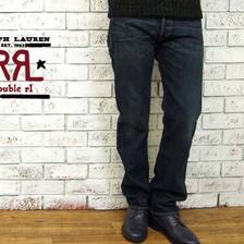 RRL ダークウォッシュ STRAIGHT LEG ストレート ジーンズ ANT INDIGO画像