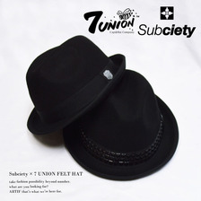 Subciety &times; 7UNION FELT HAT SBH6432画像