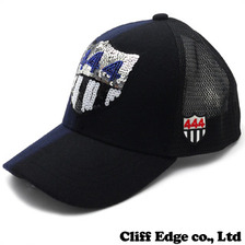 YOSHINORI KOTAKE DESIGN 444ロゴ メッシュキャップ NAVYxBLACK画像