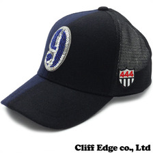 YOSHINORI KOTAKE DESIGN 9ロゴ メッシュキャップ NAVYxBLACK画像