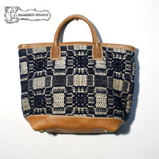 T.K GARMENT SUPPLY ROLLED DUAL HANDLE TOTE BAG Medium linsey-woolsey画像