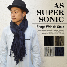 AS SUPER SONIC FRINGE WRINKLE STOLE KST-4029画像