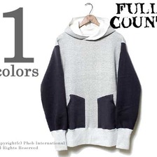 FULLCOUNT 切り替えスウェットパーカー 3105画像