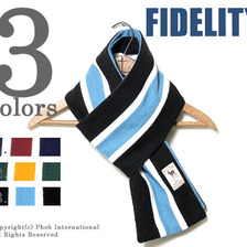 FIDELITY HILL TOP別注イギリス製ウールマフラー FE13IM-02画像
