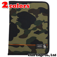 A BATHING APE x PORTER 1ST CAMO IPAD CASE 1083-182-944画像