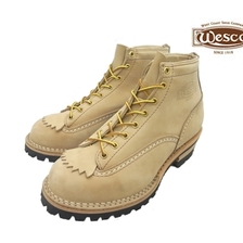 Wesco Custom Jobmaster Beige Nubuck 6inch Vibram #100/Command Sole 106100画像