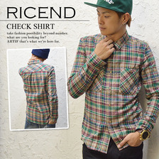 RICEND CHECK SHIRT 636-6620画像