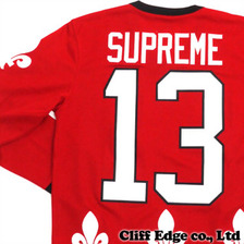 Supreme Fleur de lis Hockey Top RED画像