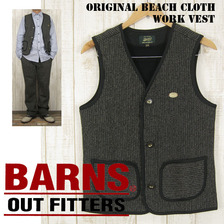 BARNS ORIGINAL BEACH CLOTH WORK PANTS BR-5454画像