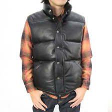Schott 204D LEATHER DOWN VEST 7172画像