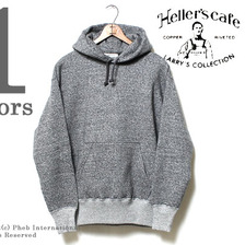 HELLER'S CAFE 40年代ミックスグレーフードスウェット HC-M123画像