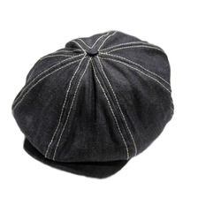 RISING SUN & Co. #RSMH-00 DENIM NEWSBOY CAP/indigo画像
