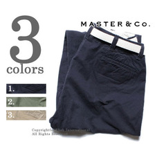 MASTER & Co. ベルト付きワイドチノパンツ MC076画像