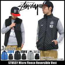 STUSSY Micro Fleece Reversible Vest 115162画像
