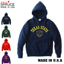 mayo SPRUCE 長袖 プリント フードスウェット メンズ画像