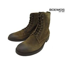 BOEMOS 4146 レースアップブーツ サイドジップ FLORIDA DRIED HERB画像