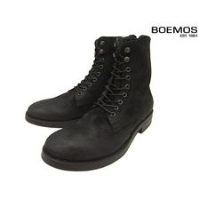 BOEMOS 4146 レースアップブーツ サイドジップ FLORIDA NERO画像