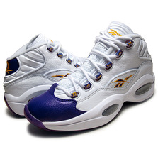 Reebok QUESTION MID "For Players Use Only" "PACKER SHOES" "KOBE" wht/purple-yellow V53581画像