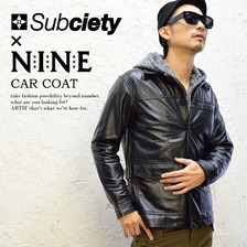 NINE RULAZ LINE &times; Subciety CAR COAT SBF5222画像